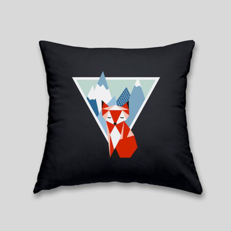 Mountain fox cushion